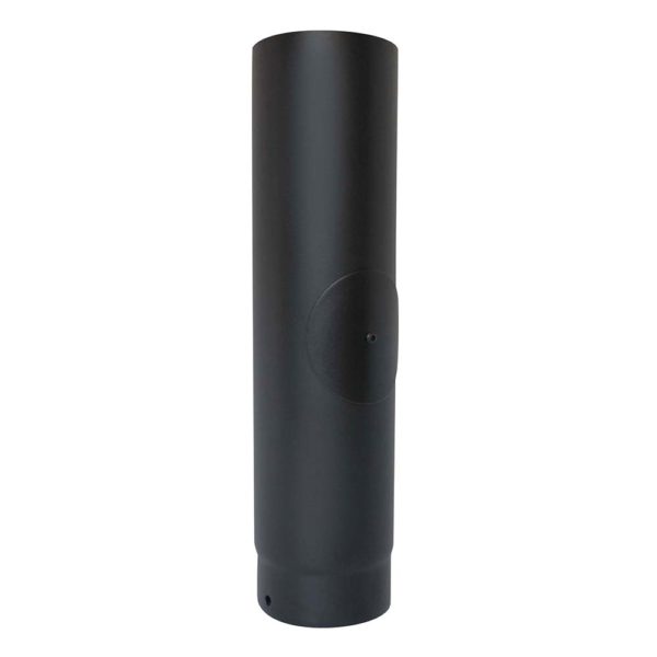 125mm Vitreous Enamel 1000mm Flue Pipe with Door