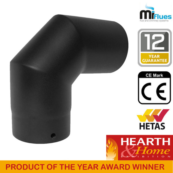 125mm Vitreous Enamel 90 Degree Elbow - Image 4