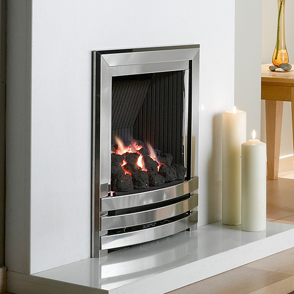 Flavel Linear Gas Fire Radiant Silver £453.70