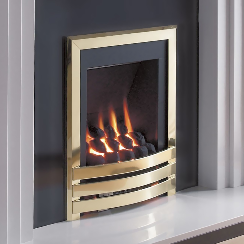 Flavel Windsor Contemporary Gas Fire Brass £275.00 FSRCU1MN