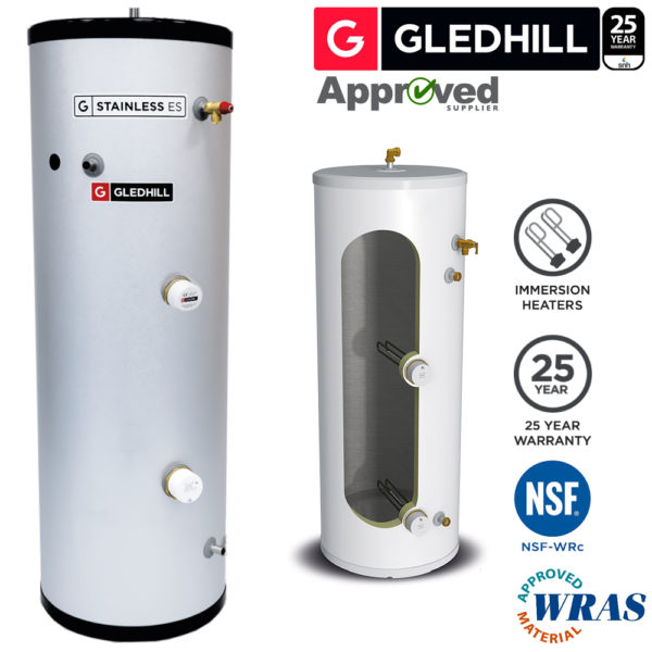 Gledhill ES 170L Direct Unvented Cylinder Stainless Steel - Image 4
