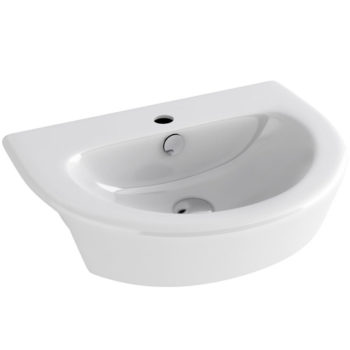 Imex Arco 550mm Semi Countertop Basin 1 Tap Hole