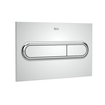 Roca Chrome PL1 Dual Flush Plate