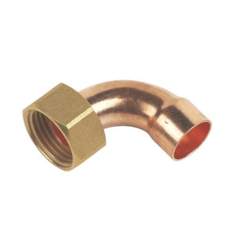 15mm x 1/2 Inch Bent Tap Connector End Feed