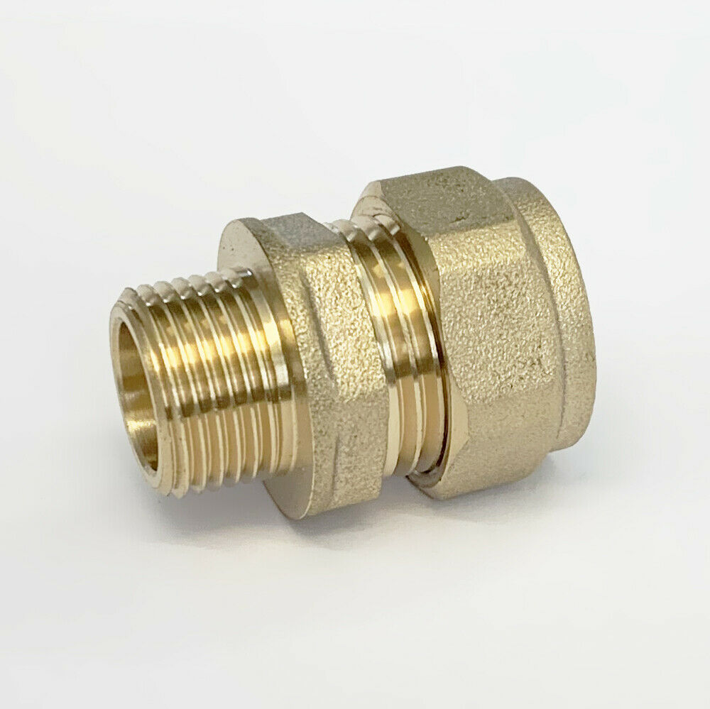 Compression 35mm x 1 1/4 Male Iron Elbow, Copper Pipe Fittings