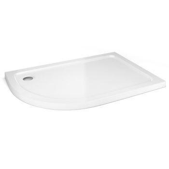 1200 x 900 Left Hand Offset Quadrant Slimline Shower Tray