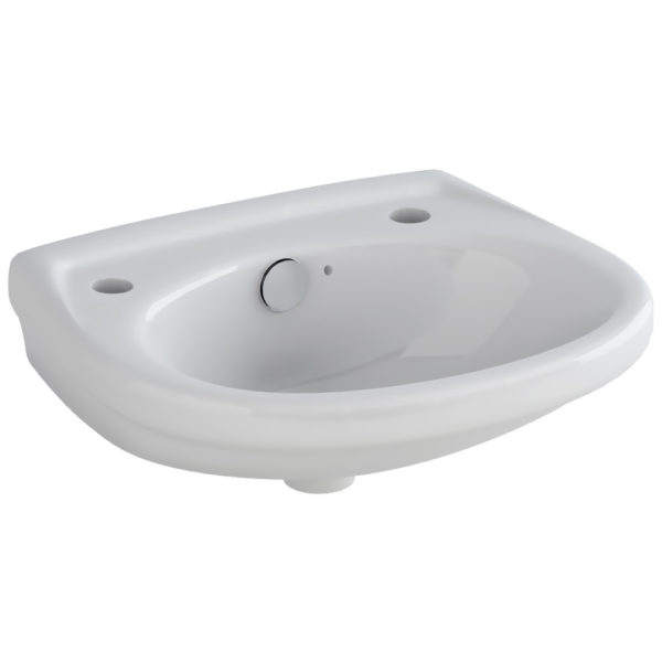 Imex Ivo 360mm Wall Basin 2 Tap Hole