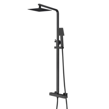 Niagara Observa Square Bar Thermostatic Shower Black