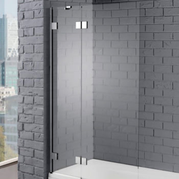 Aquadart Venturi 8 1000 x 1500mm Hinged Bath Screen