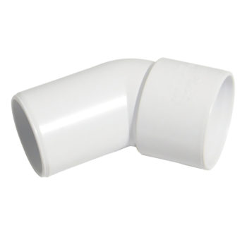 Davant 32mm White Solvent Weld Spigot Bend 45