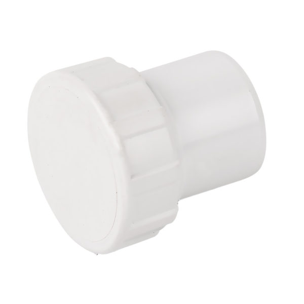 Davant 40mm White Solvent Weld Access Plug Screwed