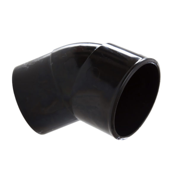 Davant 40mm Black Solvent Weld Spigot Bend 45