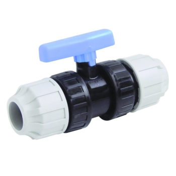 MDPE 20mm Compression Stop Valve PE-PE