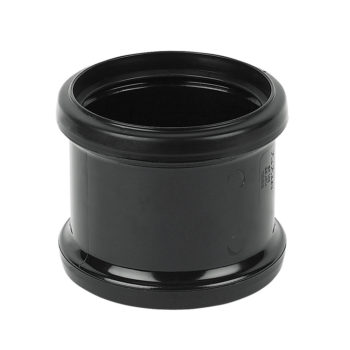 Davant 110mm Black Double Slip Socket Coupling