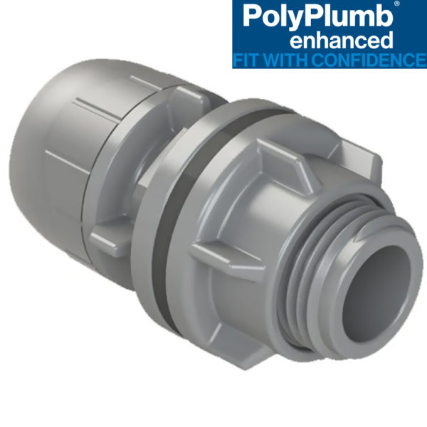 Polyplumb 22mm x 3/4inch Tank Connector PB3822 - Image 2