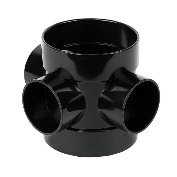 Davant 110mm Black Double Socket Short Boss Pipe