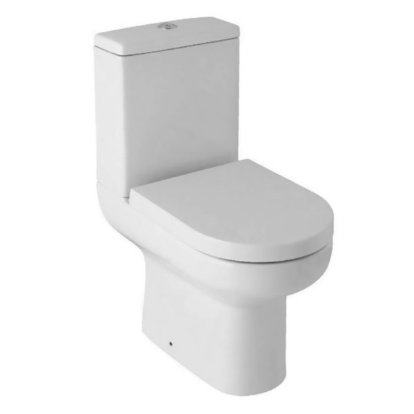Scudo Revive Rimless Open Back Toilet inc Seat