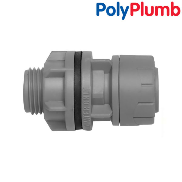 Polyplumb 15mm x 1/2inch Tank Connector Push Fit - Image 2