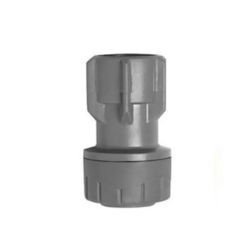 Polyplumb 22mm x 3/4inch Straight Tap Connector Hand Tight