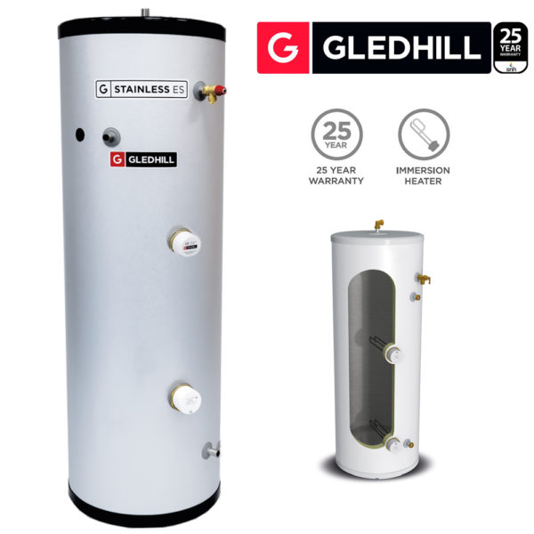 Gledhill ES 90L Direct Unvented Cylinder Stainless Steel - Image 4