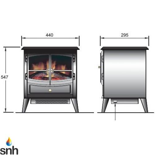 Dimplex Springborne Stove Electric 2KW £199.99 SNH