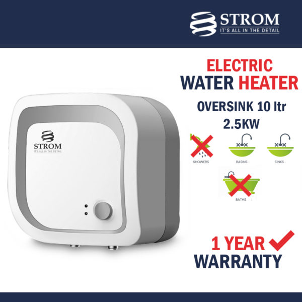 Strom Electric Oversink 10 Litre 2.5KW Water Heater - Image 2
