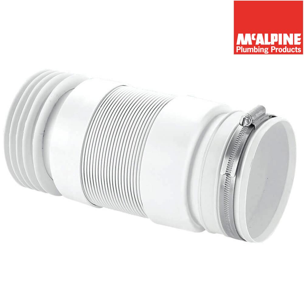 McAlpine Flexible Pan Connector For Back To Wall Pans WCF21R