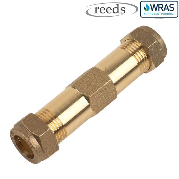 15mm Repair Coupling Compression Brass - Image 2