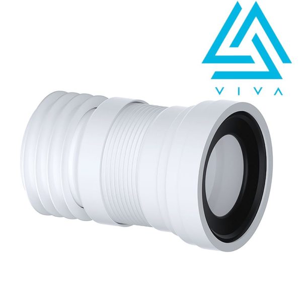 Viva Slink-Fit Straight Flexible Pan Connector 240mm - 500mm - Image 2