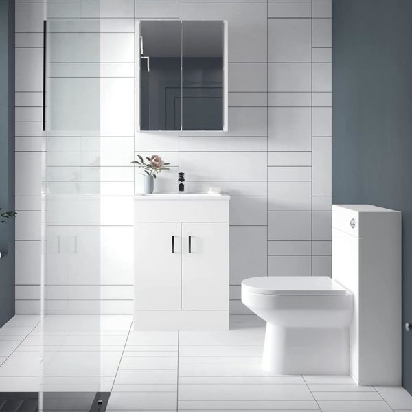 Nuie Eden 600mm Minimalist Vanity Unit - Image 3
