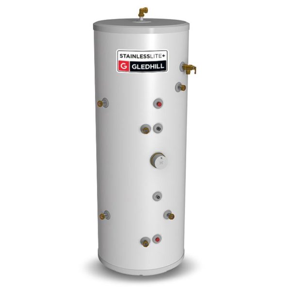 Gledhill Stainless lite Plus Solar Indirect 400 Gledhill Stainless lite Plus Solar Indirect 400. Gledhill has developed a range of cylinders specifically for solar. PLUIN400S. ean 5056188306279