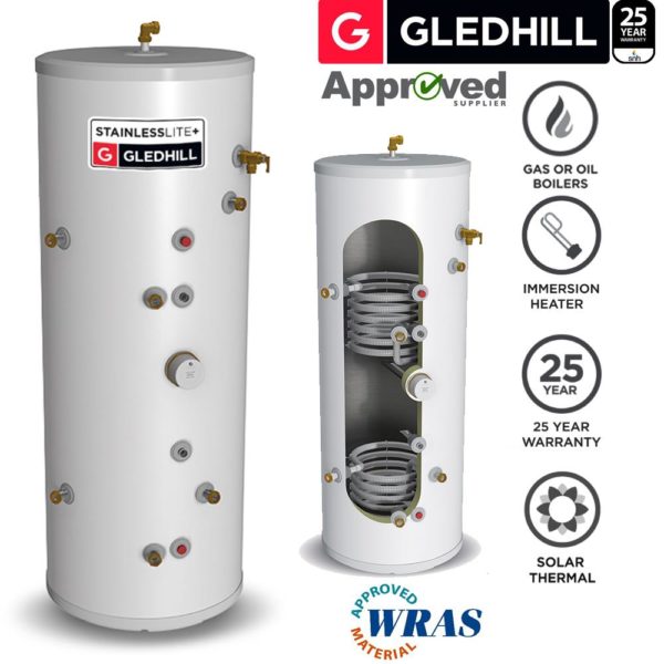 Gledhill Unvented lite Plus Solar Twin Coil 400L - Image 3