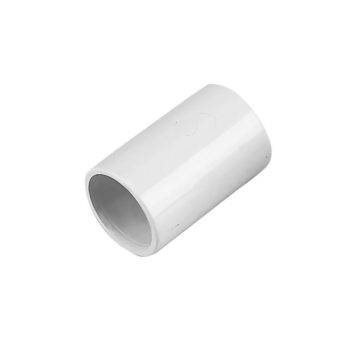 21.5mm White Overflow Solvent Weld Coupling
