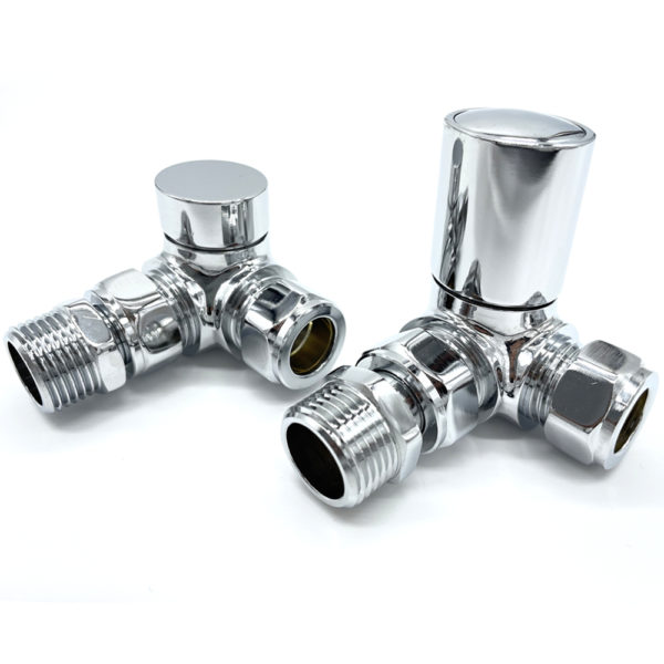 1/2 Inch Corner Radiator Valves Round