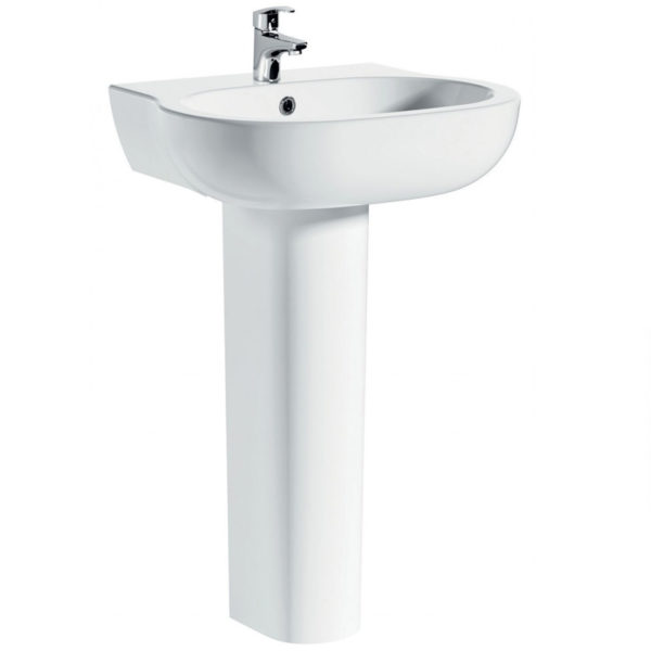 Imex Xcite 560mm Basin 1 Tap Hole Optional Pedestals