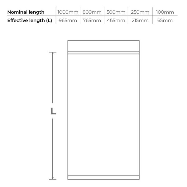 TWPro 150mm Twin Wall Insulated  Pipe 1000mm Matt Black KW - Image 2