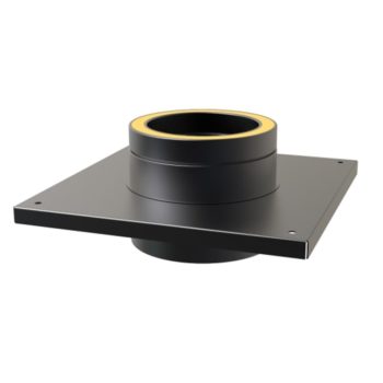 TWPro 150mm Twin Wall Console Plate 150mm Matt Black KW