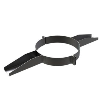 TWPro 125mm Twin Wall Joist Support Matt Black KW