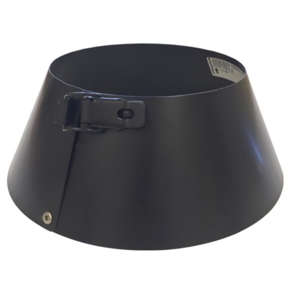 TWPro 125mm Twin Wall Storm Collar Matt Black KW