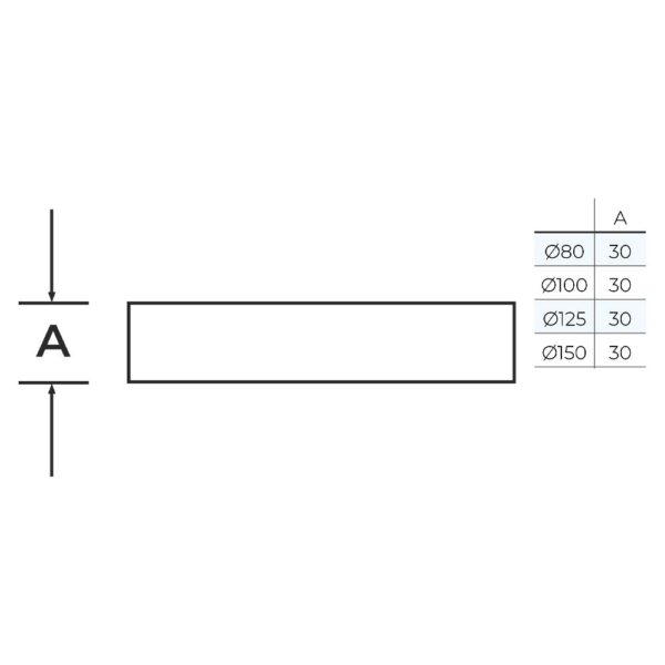 TWPro 150mm Twin Wall Guy Wire Bracket Matt Black KW - Image 2