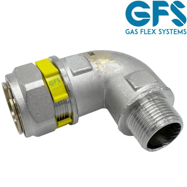 GFS Male Iron Elbow DN20 x 3/4" BSP - Image 2