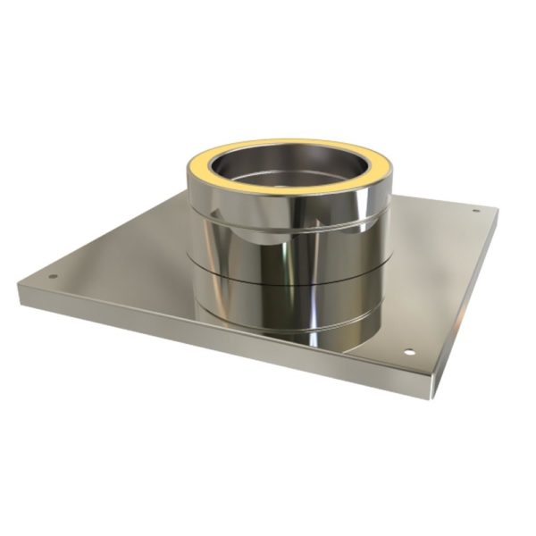 TWPro 125mm Twin Wall Console Plate 125mm Stainless Steel - Image 2