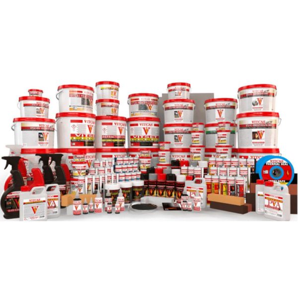 Vitcas Stove Rope Glue Seal Adhesive Black Heat Resistant - Image 4