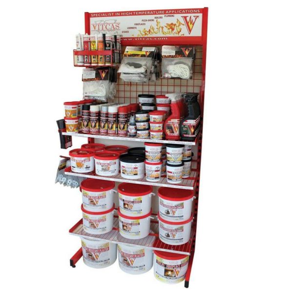 Vitcas Stove Rope Glue Seal Adhesive White Heat Resistant - Image 4