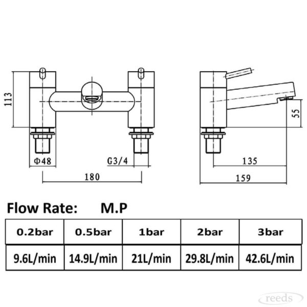 Kartell K-Vit Plan Bath Filler - Image 2
