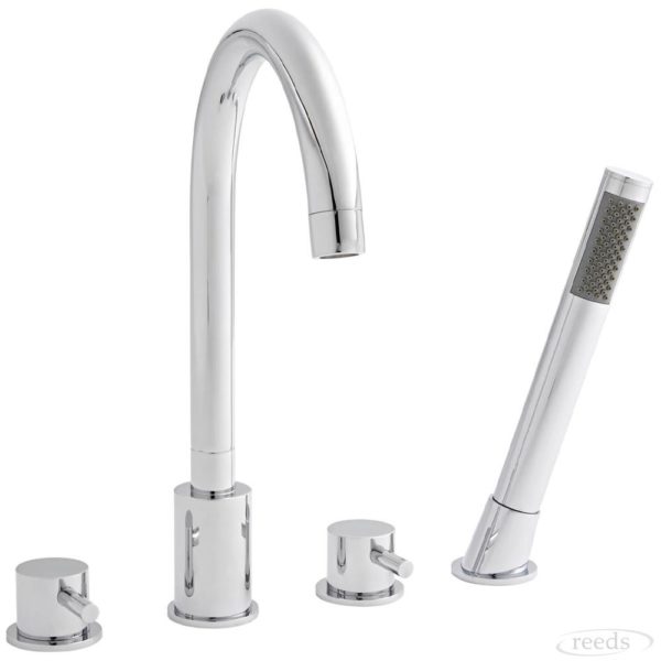 Kartell K-Vit Plan 4 Hole Bath Shower Mixer