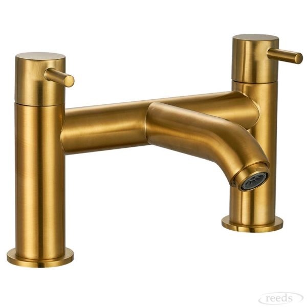 Kartell K-Vit Ottone Bath Filler Brushed Brass