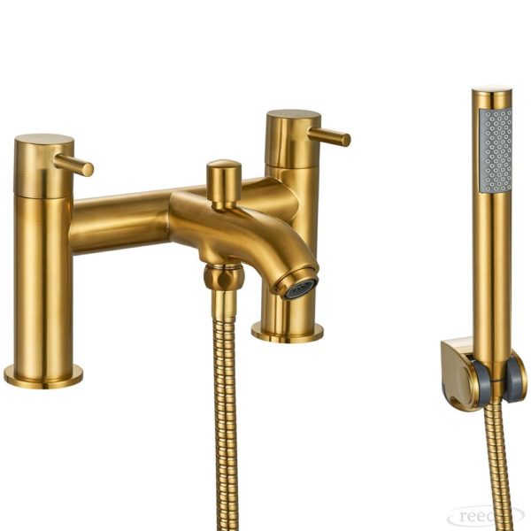 Kartell K-Vit Ottone Bath Shower Mixer Brushed Brass