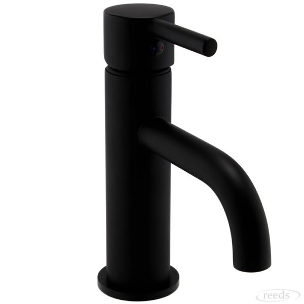 Kartell K-Vit Nero Round Mono Basin Mixer