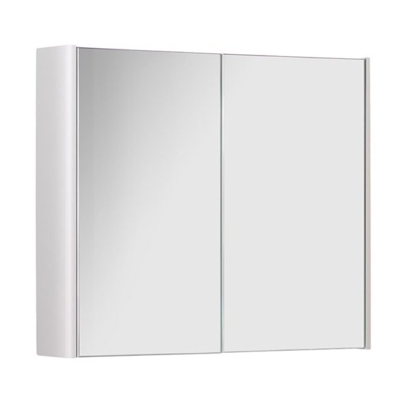 K Vit Options Mirror Cabinet 800mm White